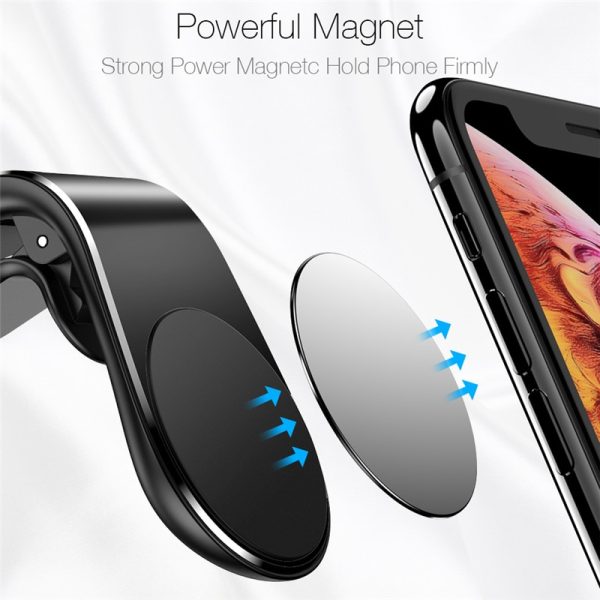 Lovebay Magnetic Car phone Holder Stand for iphone Samsung Xiaomi 360 Metal Car Air Vent Magnet Stand in Car GPS Mount Holder - Image 3