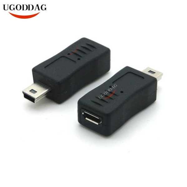 Micro USB Female to Mini USB Male Adapter Charger Converter Mini USB V3 to Micro USB V8 Adapter For Mobile Phone Android MP3 - Image 3